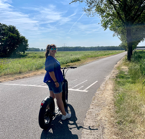 Met de e-step door naar de volgende plek